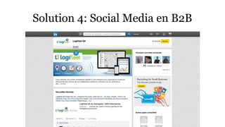 Solution 4: Social Media en B2B
 