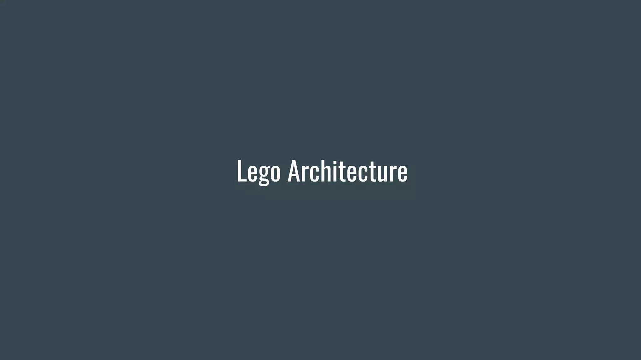 Lego Architecture
 