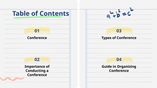 Planning and hosting a conference guidelines for BSHM Students | PPTX