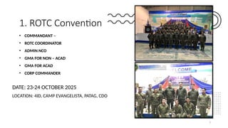 CONFERENCE OF ADVANCE ROTC OFFICER OF MSU | PPTX
