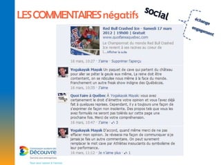 LES COMMENTAIRES négatifs
 