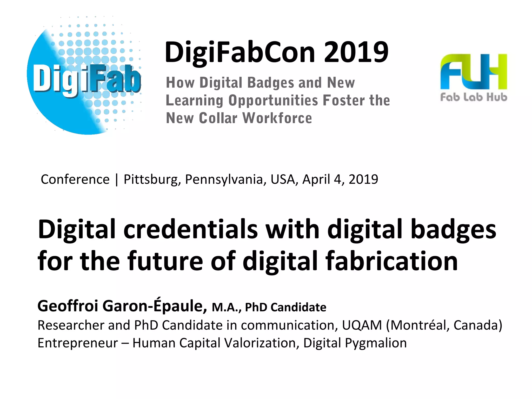 Digital credentials with digital badges for the future of digital ...