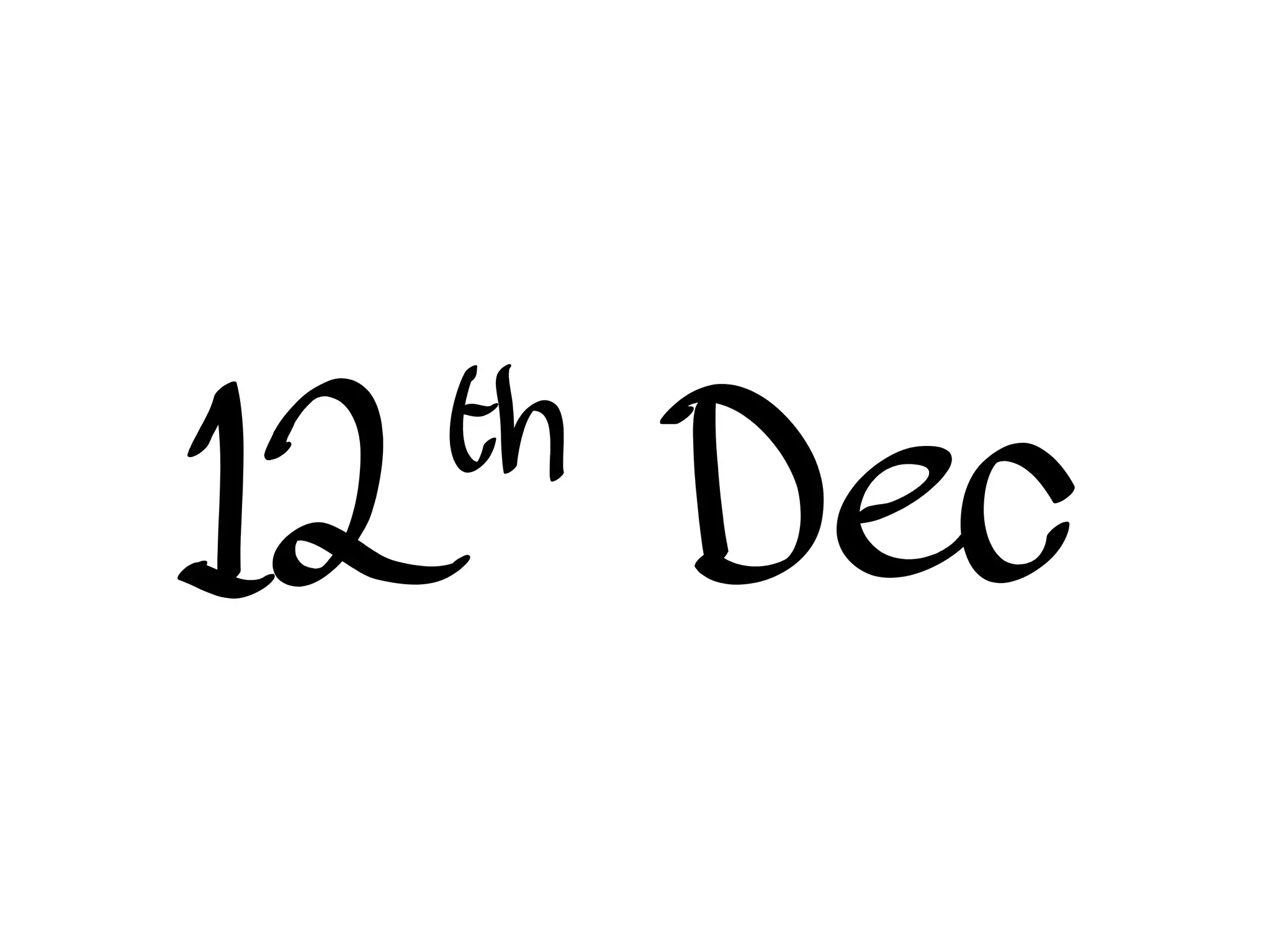 12th
Dec
 