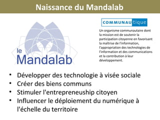 Mandalab : le living lab comme nouveau modèle d’espace public et ouvert