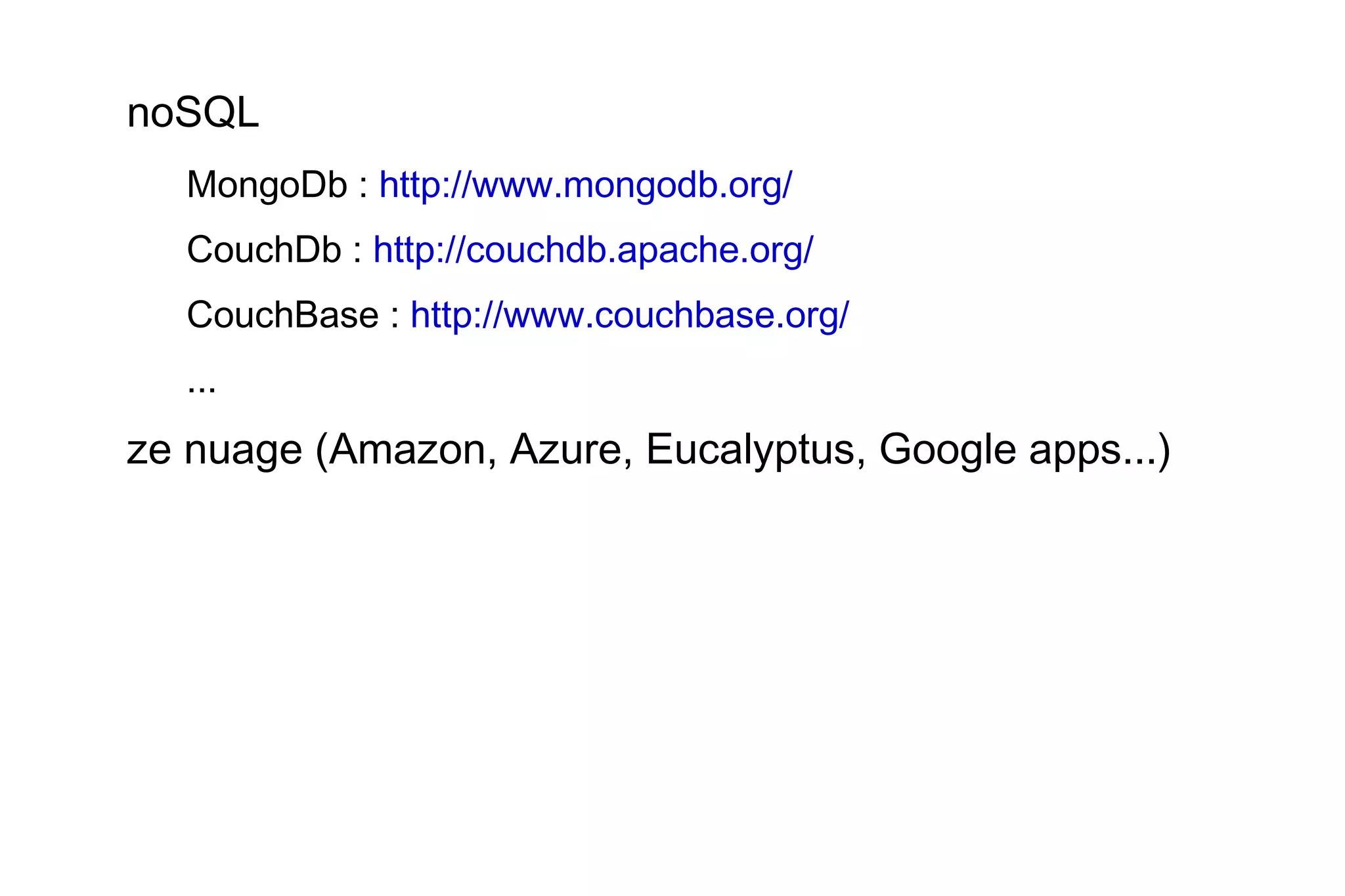 encore plus d'utilisateurs MySQL 5.5.16 Nginx 1.0.8 + FastCGI PHP 5.3.8 Coût : Performance : Disponibilité :