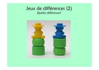 Jeux de différences (2)
     Quelles différences?
 