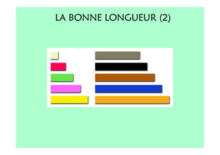 LA BONNE LONGUEUR (2)
 