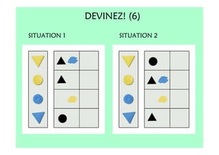 DEVINEZ! (6)
SITUATION 1          SITUATION 2
 