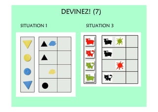 DEVINEZ! (7)
SITUATION 1          SITUATION 3
 