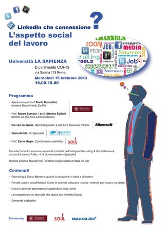 Programma




Contenuti
 