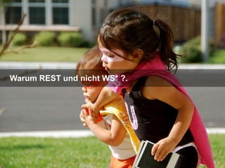 Namics.
Allgemein
 Rest Services
 Ist kein Standard
 Plattform-/Programmiersprachenunabhängig
 ROA
 Auf HTTP beschränkt
 Zustandslos
30.04.2015 34 Denken. Präsentieren. Umsetzen.
 