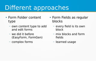 Form Block / Formbuilder | PPT