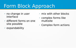 Form Block / Formbuilder | PPT