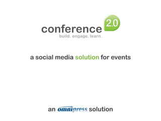 a social media solutionfor events an   nipres   s solution 