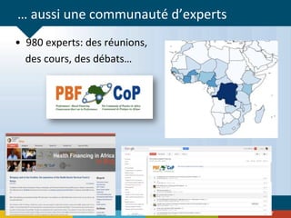 • 980 experts: des réunions,
des cours, des débats…
7
… aussi une communauté d’experts
 