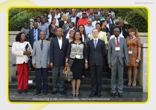Maputo Conference
Download link to view conference video: http://we.tl/GYonm3rhxb
 