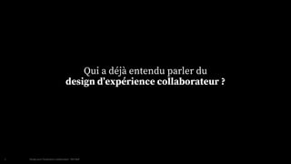 MAIF x
Design pour l'expérience collaborateur - REX Maif
3
Qui a déjà entendu parler du
design d’expérience collaborateur ?
 