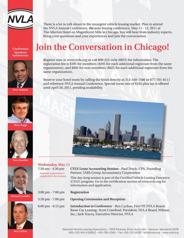 NVLA Conference Brochure PDF