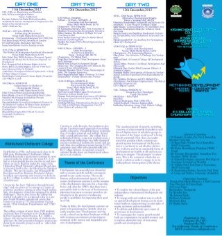 Conference brochure kc college 11 12 dec. 2012