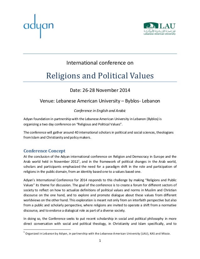Call for papers on religion