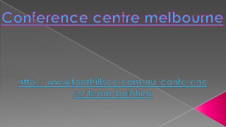 Conference centre melbourne
