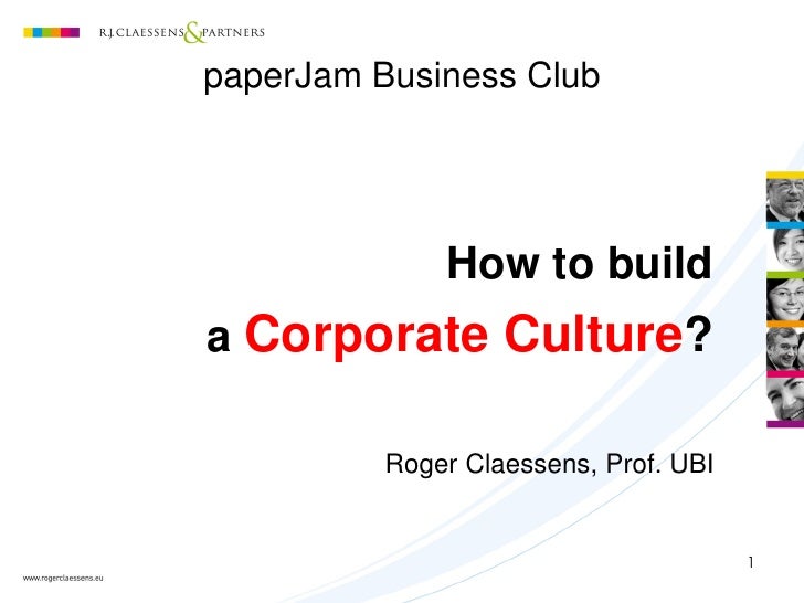 How to build Corporate Culture?