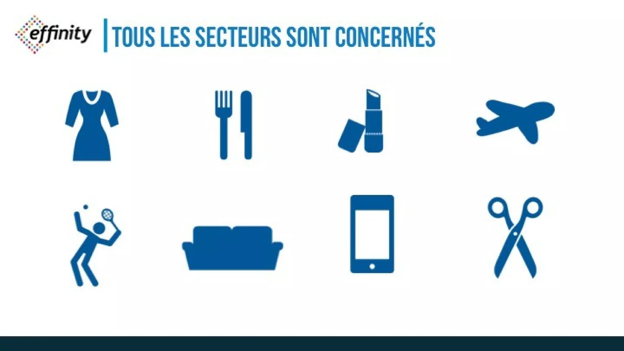 TOUS LES SECTEURS SONT
CONCERNÉS
 