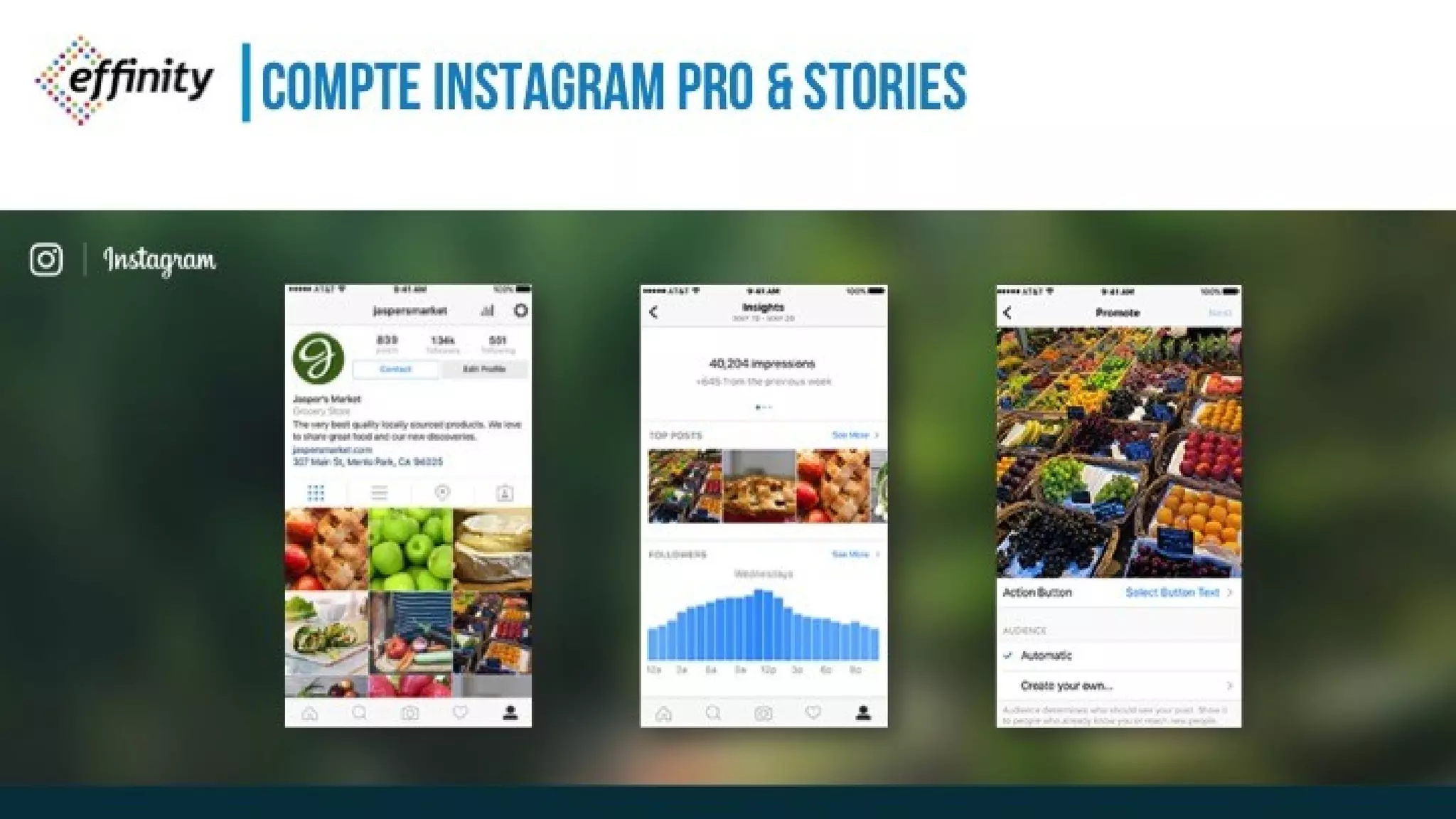 COMPTE INSTAGRAM PRO &
STORIES
 
