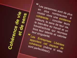 Conference entreprise libérée