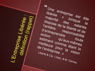 Conference entreprise libérée