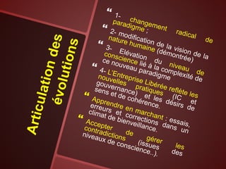 Conference entreprise libérée