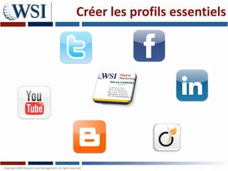 Créer les profils essentiels
 