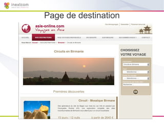 Page de destination
 