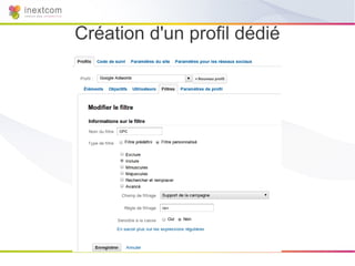 Création d'un profil dédié
 