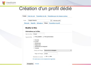Création d'un profil dédié
 