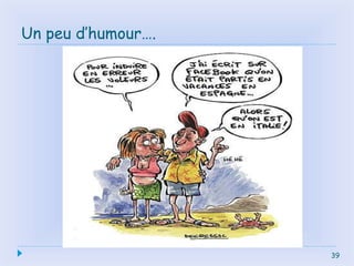 Un peu d’humour….
39
 