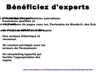 Vous voulez des comptes-rendus qualifiés et complets des meilleures conférences sur les nouvelles technologies. 