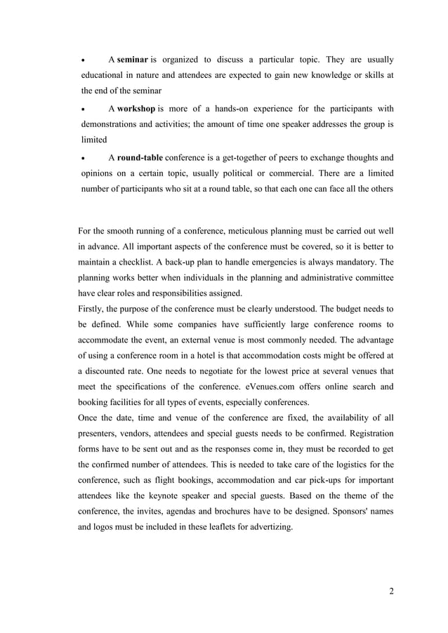 Conference Management System Pdf