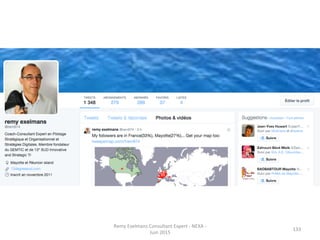 Remy	
  Exelmans	
  Consultant	
  Expert	
  -­‐	
  NEXA	
  -­‐	
  
Juin	
  2015	
  
133	
  
 