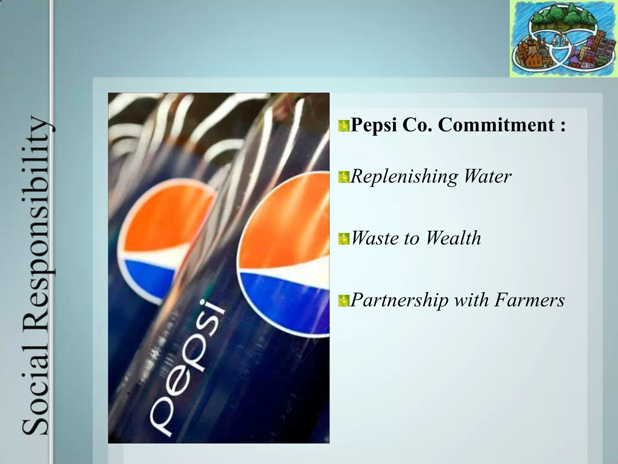 Social Responsibility With growing globalization, Corporate Social Responsibility (CSR) had been increasing in importance as it helped organizations to improve their relationships with local communities, increase brand value, and build a good corporate image for themselves. Also, the socio-economic developmental activities undertaken by companies increased the purchasing power of the community, leading to an expansion in their market size. After all it is said that:“Responsible business is good business.”