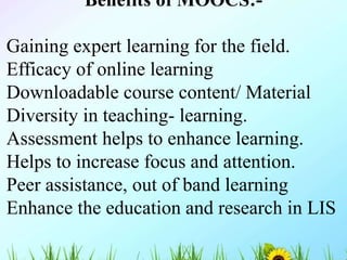 Massive Open Online Courses and Library Information Science Education ...