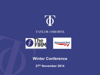 Winter Conference 
27th November 2014 
 