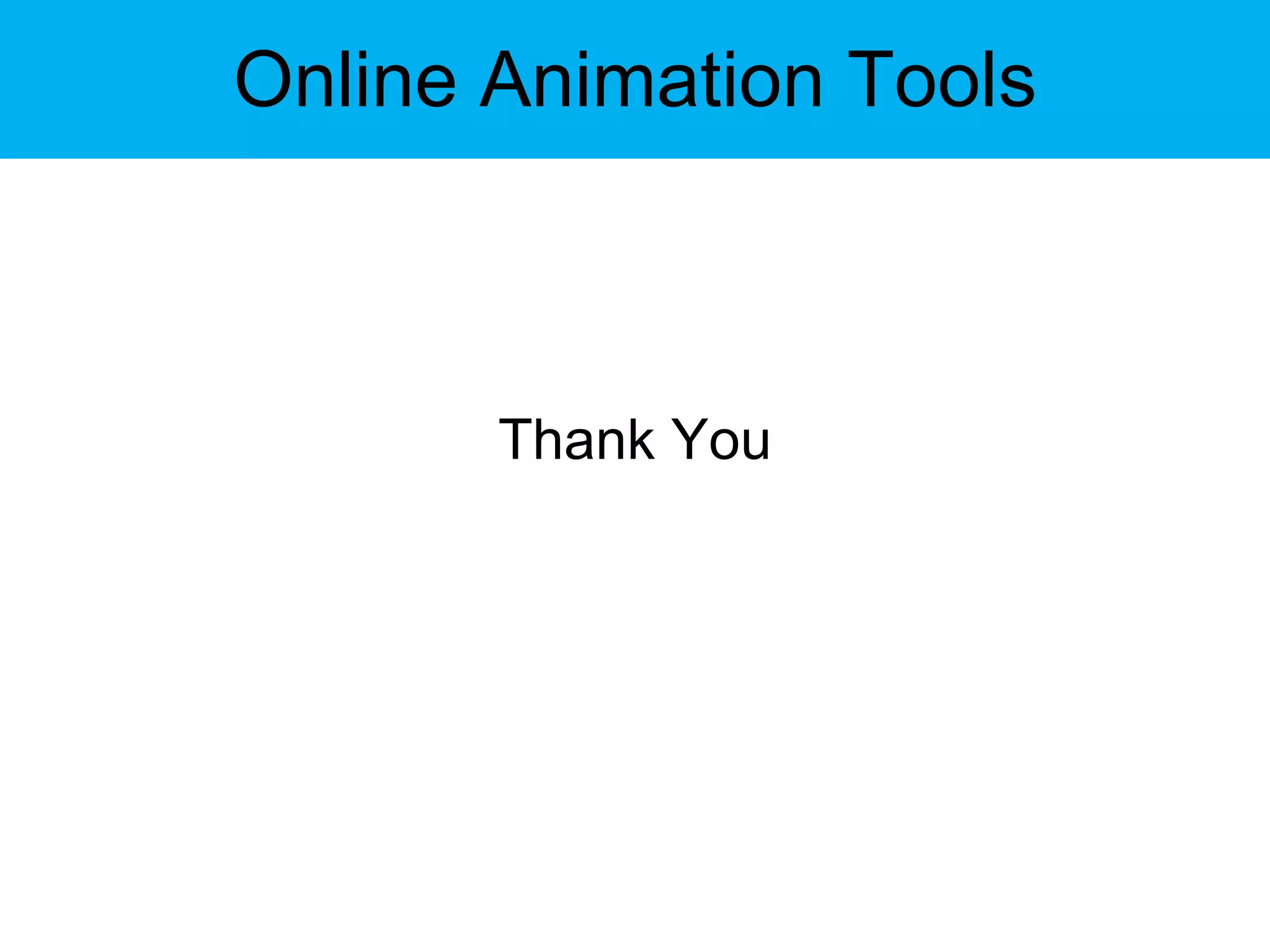 Online Animation Tools Thank You 