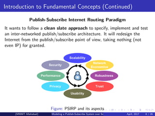 Publish Subscribe System over Software Defined Networking | PPT