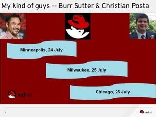 2
My kind of guys -- Burr Sutter & Christian Posta
 