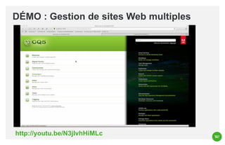 DÉMO : Gestion de sites Web multiples

http://youtu.be/N3jIvhHiMLc

 