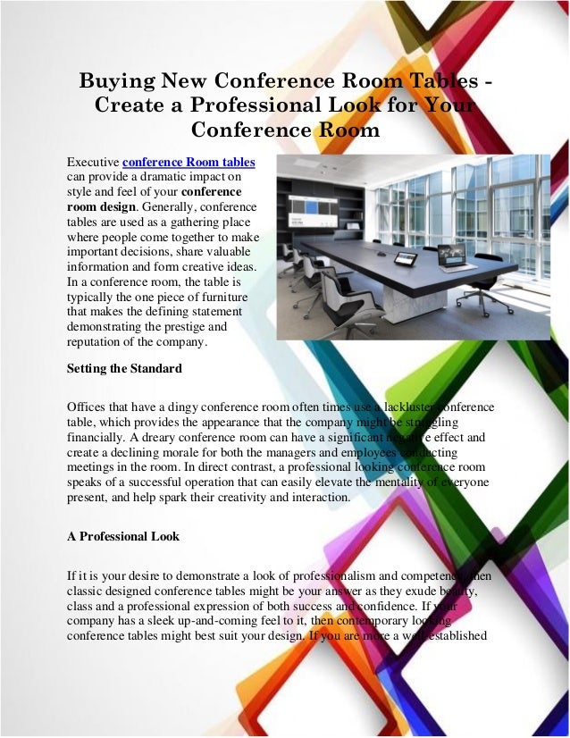 Conference Room Tables