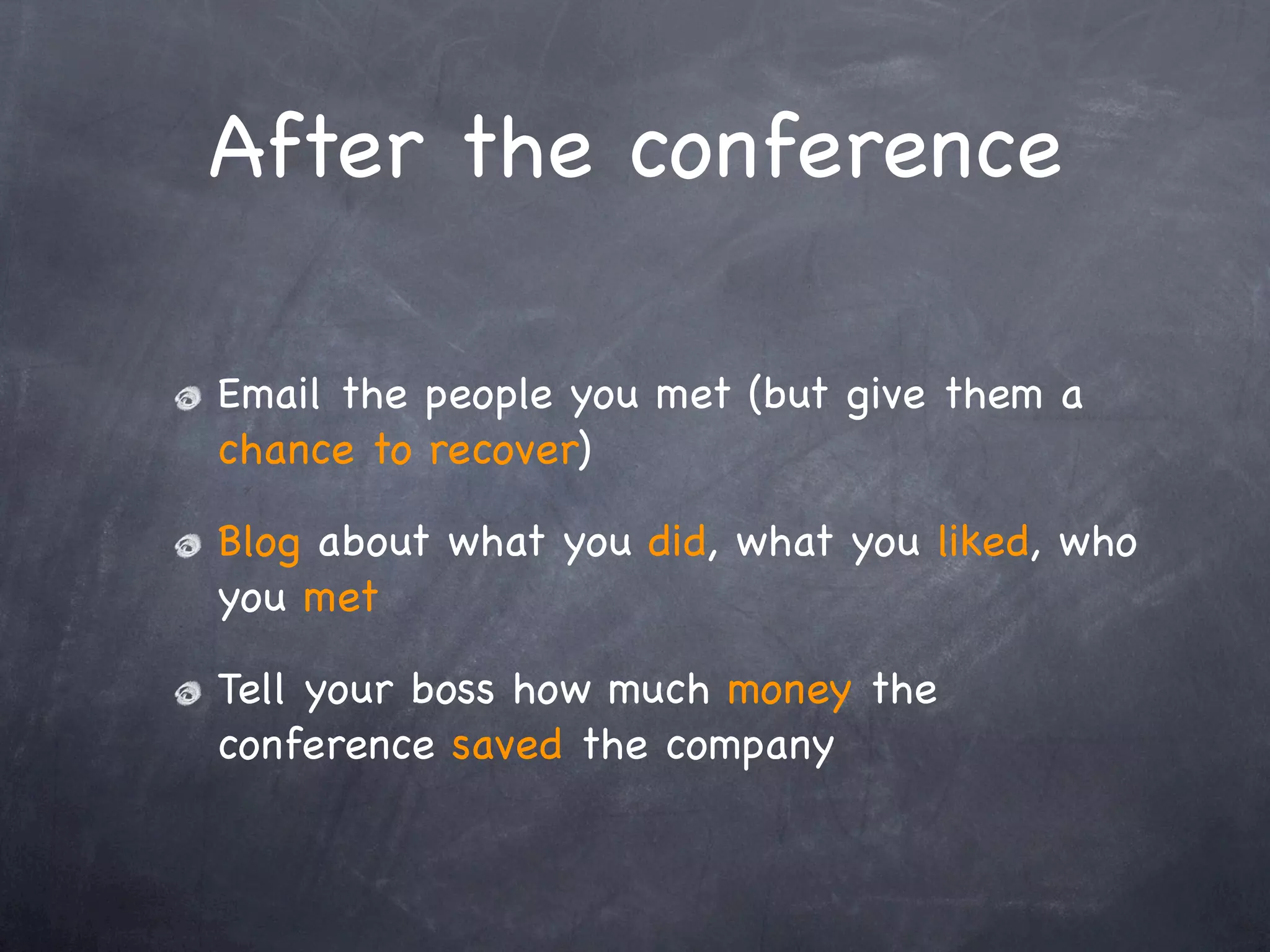 Conferences For Beginners