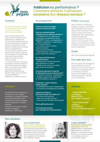 Conférences / Ateliers Inno Pegasi : Catalogue