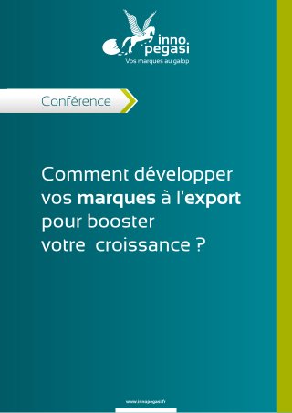 Conférences / Ateliers Inno Pegasi : Catalogue